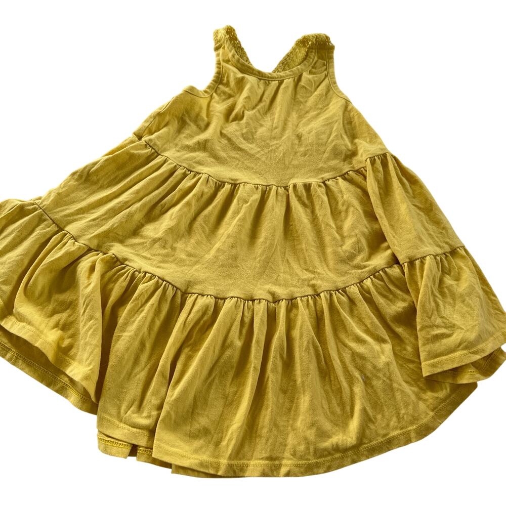 Old Navy Yellow Tiered Sleeveless Dress - Size 3T